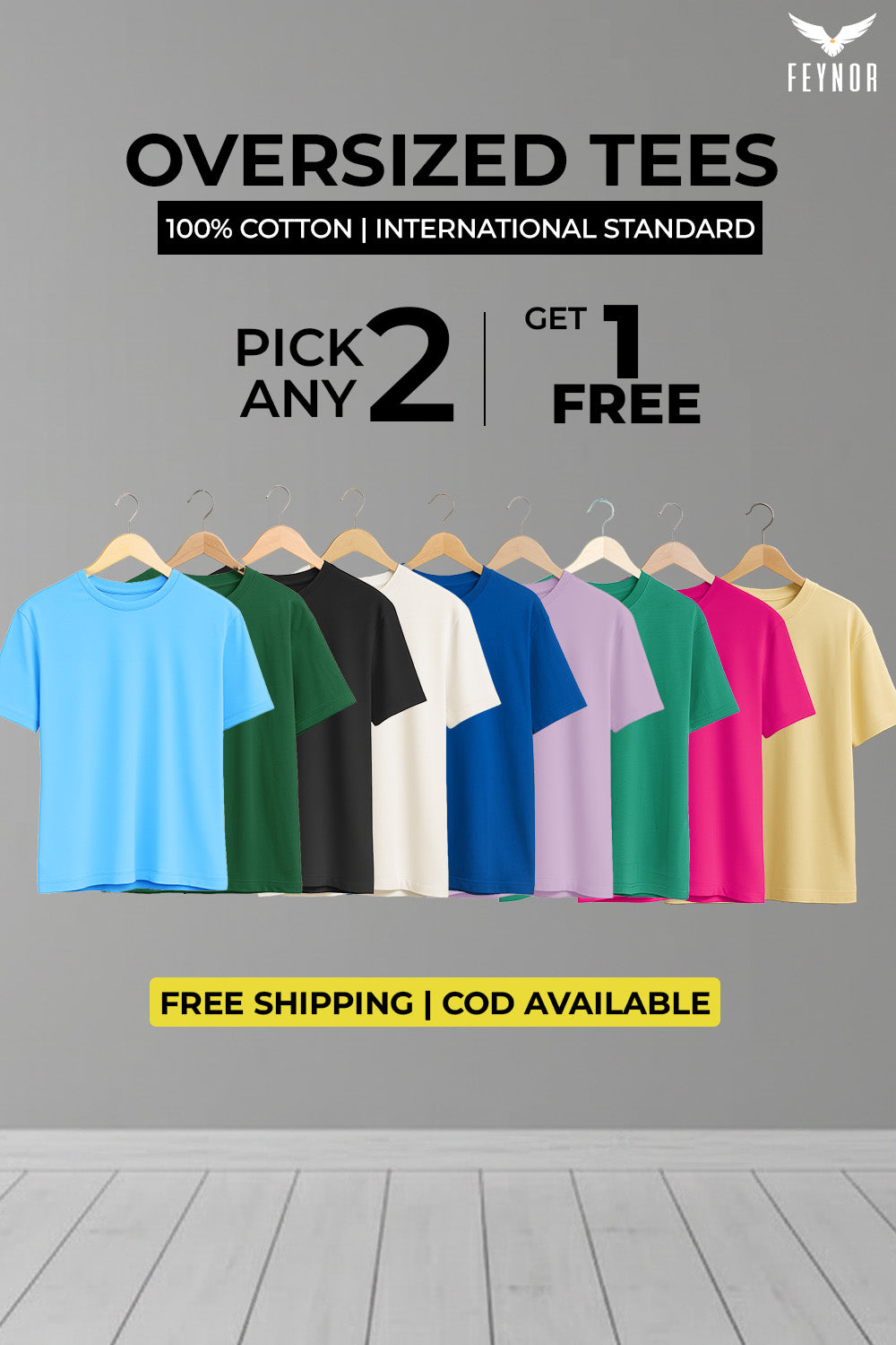 Oversized Plain T-Shirt Unisex