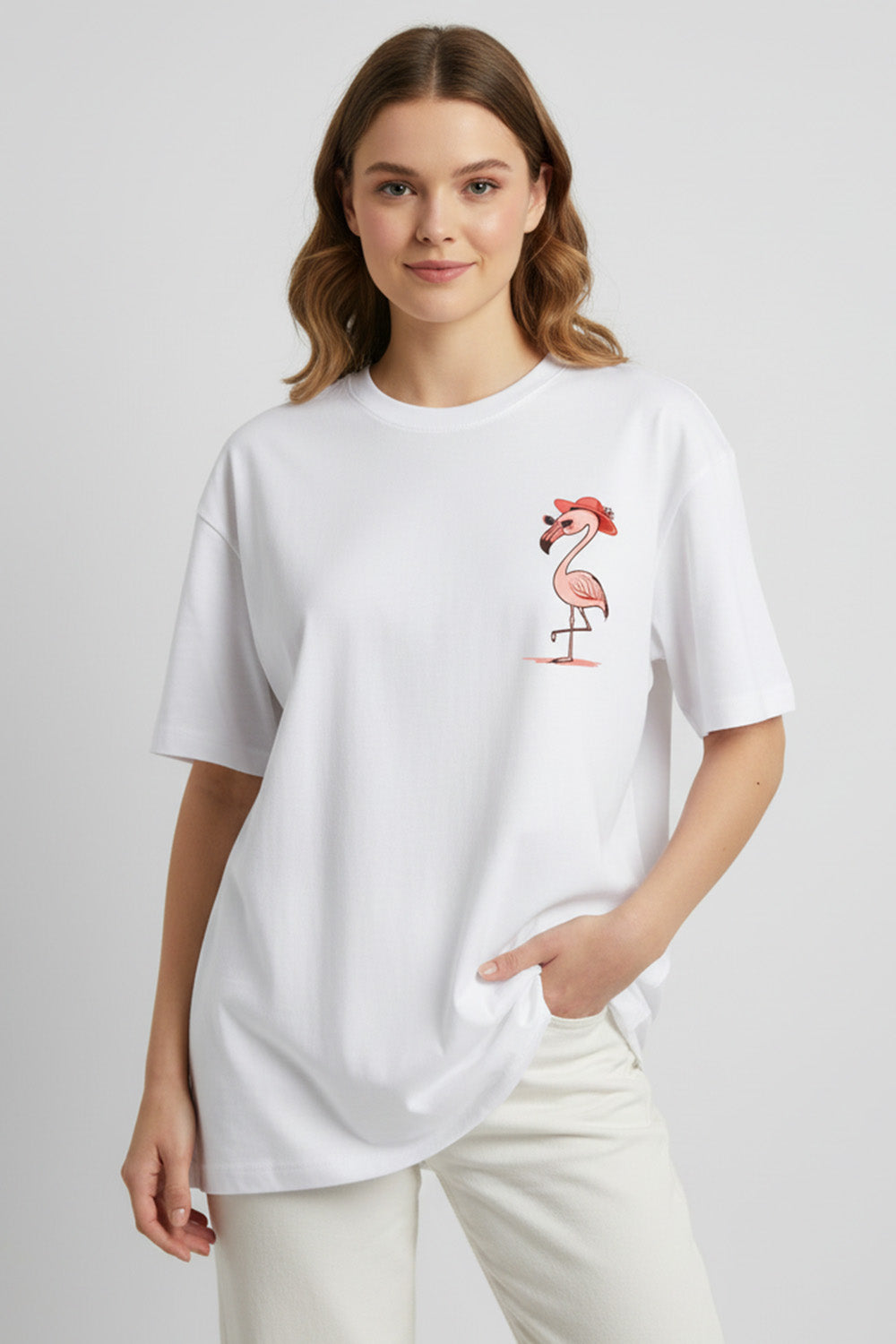 The Flamingo Oversized Tee