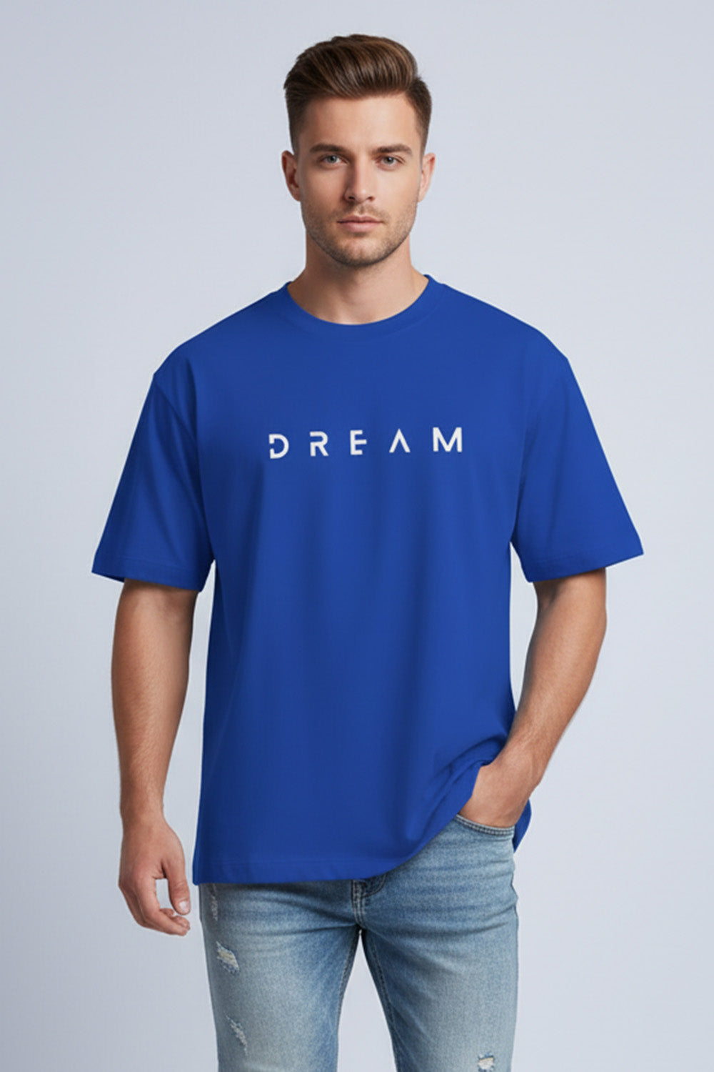 Dream Oversized T-Shirt - Royal Blue