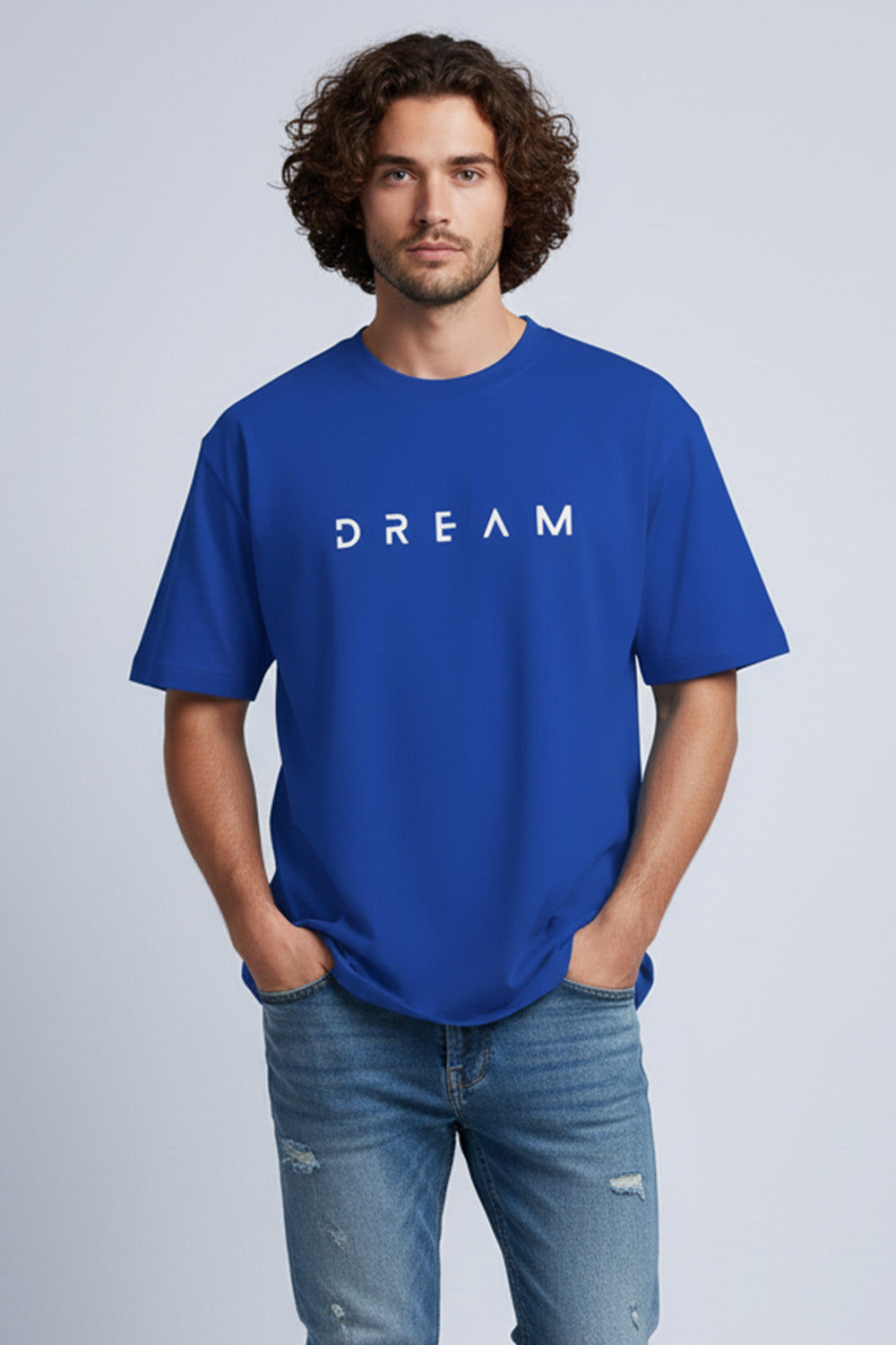 Dream Oversized T-Shirt - Royal Blue