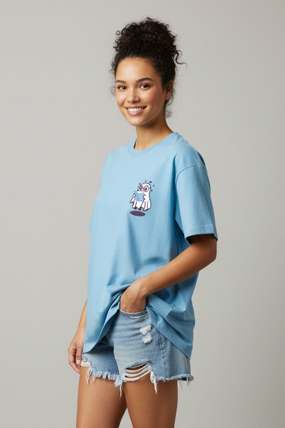 The Friendly Ghost Oversized Tee