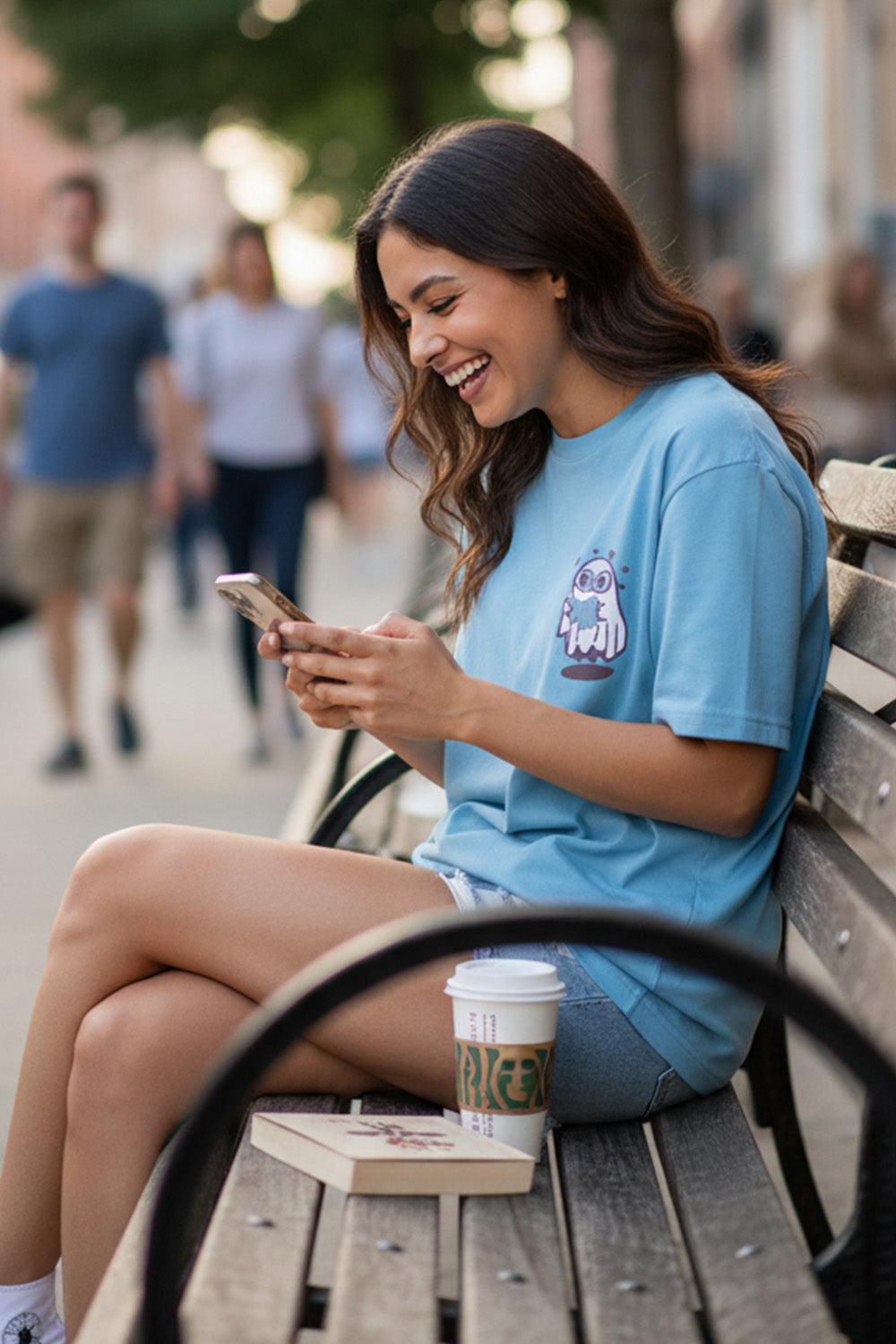 The Friendly Ghost Oversized Tee