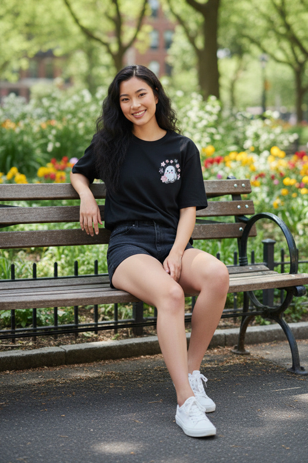 Blossom Boo Oversized Tee
