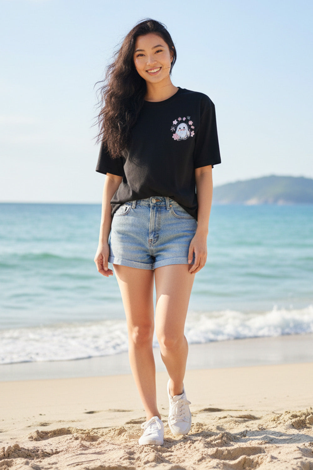 Blossom Boo Oversized Tee