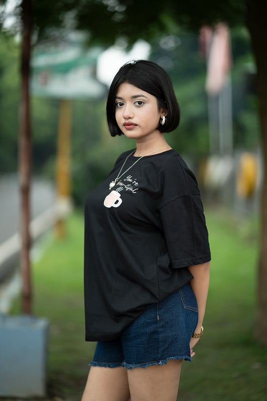 Brew-tiful Coffee Oversized T-Shirt