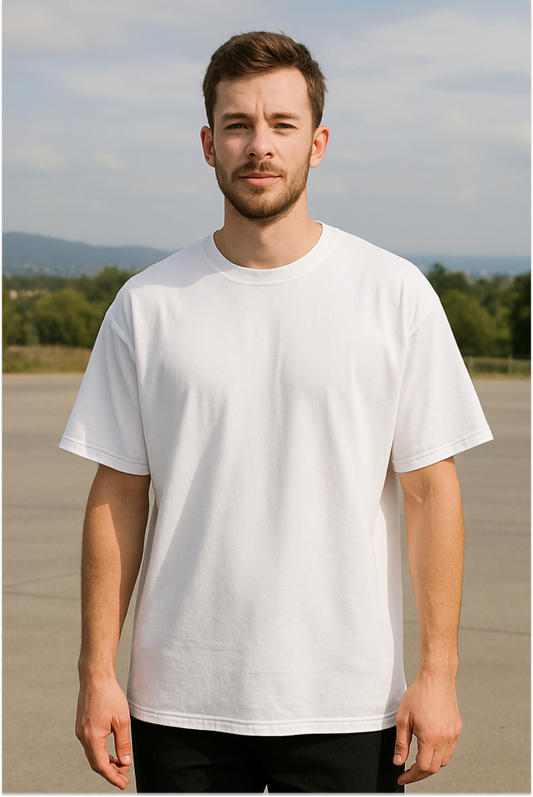 White Plain Oversized T-shirt