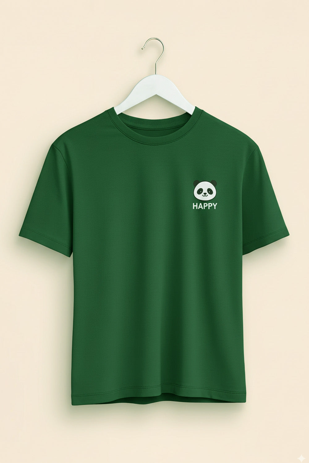 Happy Panda Graphic Oversized T-Shirt