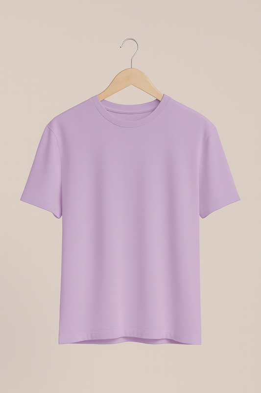 Oversized Tshirt Plain Lavender