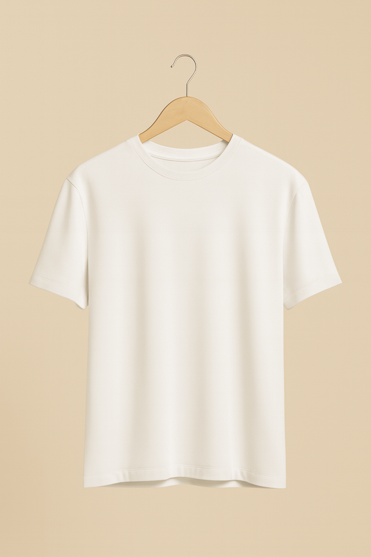 White Plain Oversized T-shirt